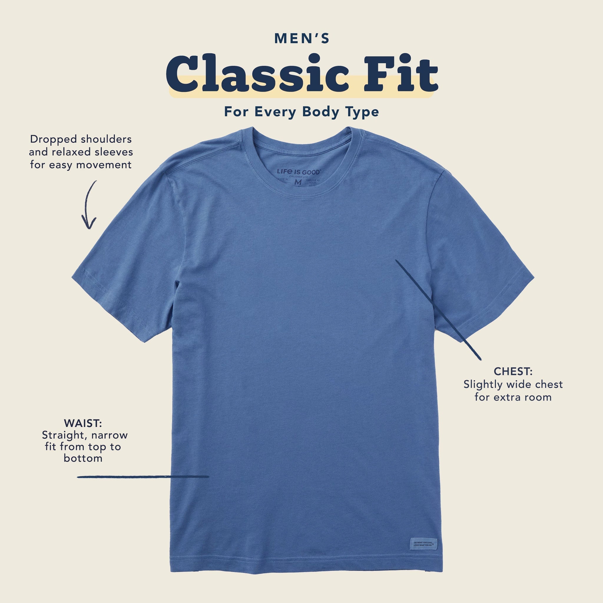 Men's Joshua Tree Poster Short Sleeve Crusher Tee