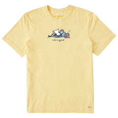 Men's Beach Jake Short Sleeve Crusher Tee