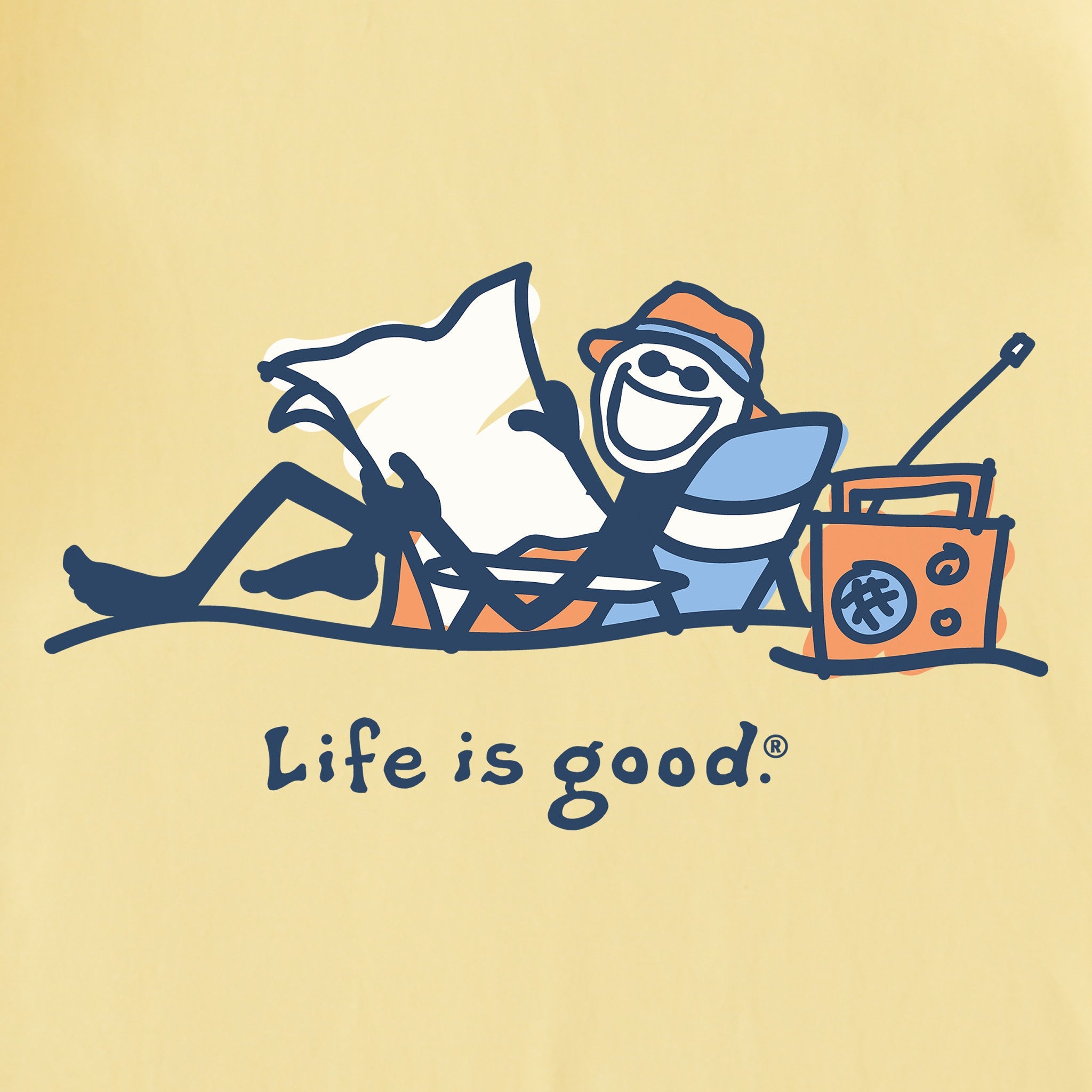 Men's Beach Jake Short Sleeve Crusher Tee