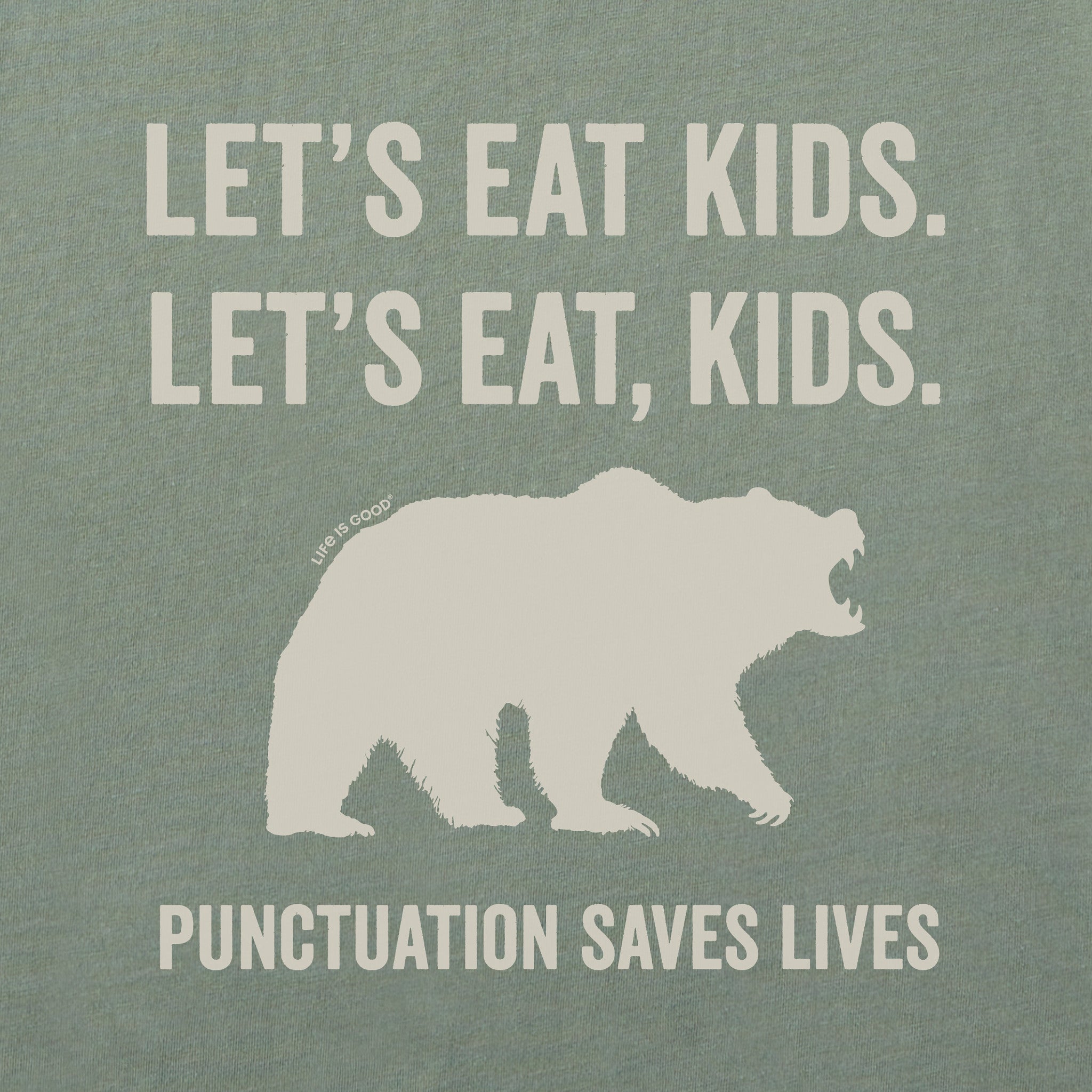 Men's Let's Eat, Kids Simply True Crew