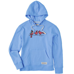 Women's 3 Warmly Dressed Cardinals Simply True Fleece Hoodie