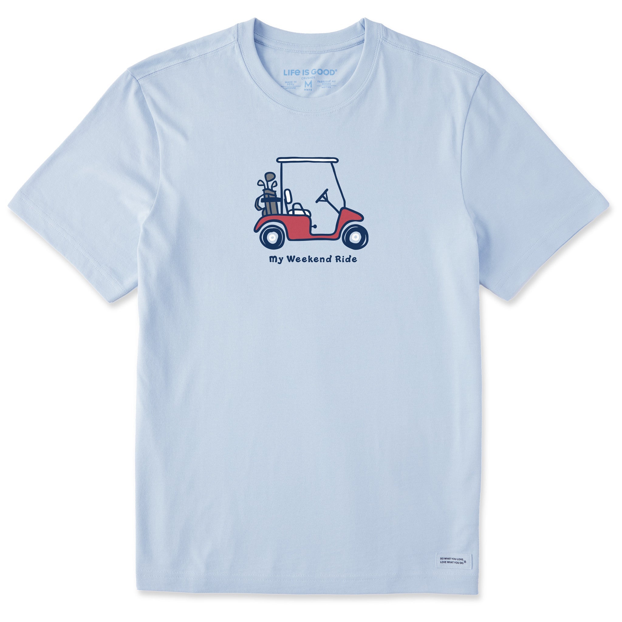 Men's My Weekend Ride Golf Short Sleeve Crusher Tee