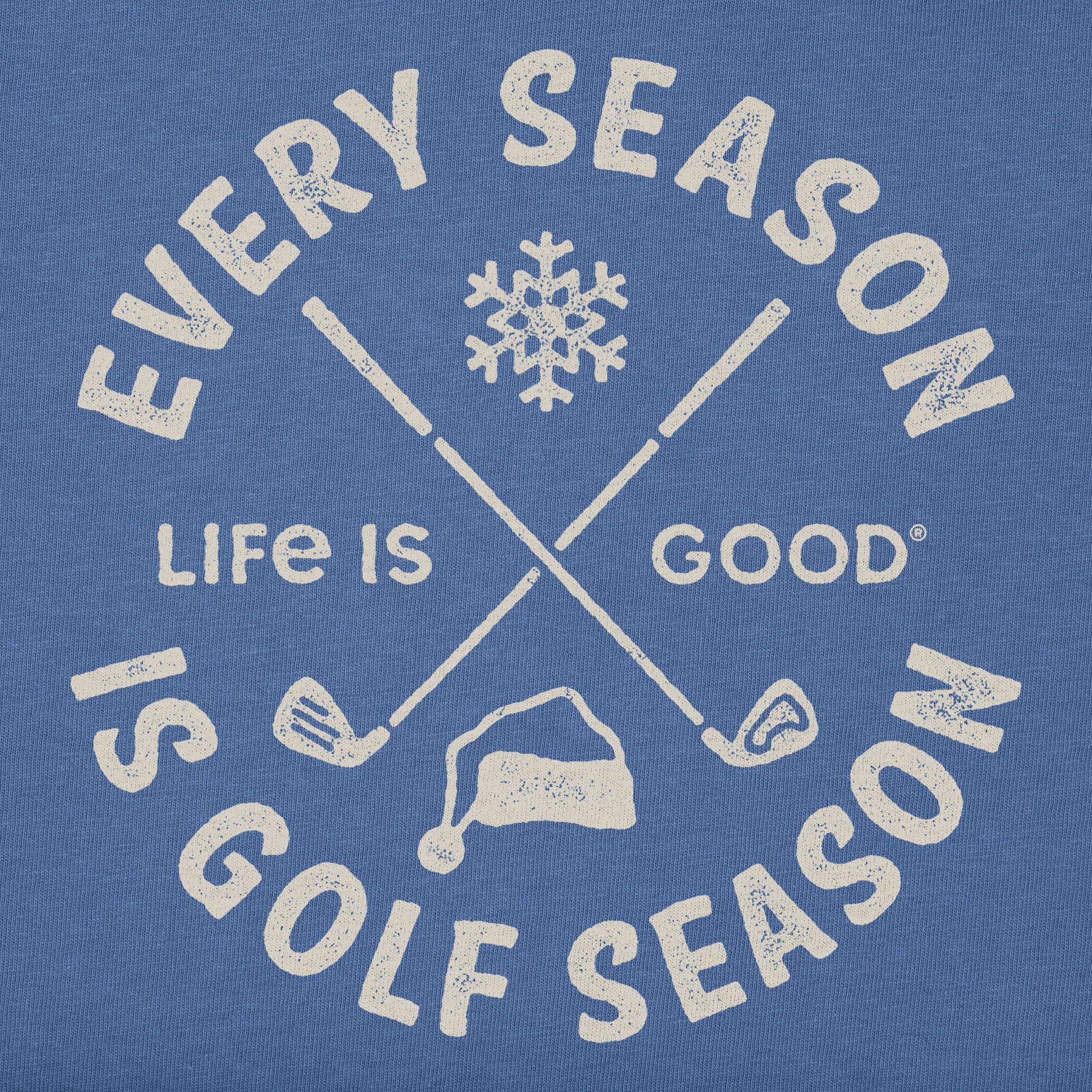 Men's Every Season is Golf Season Long Sleeve Crusher Tee