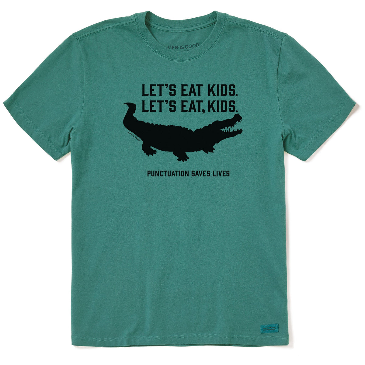 Men's Let's Eat, Kids Croc Short Sleeve Crusher Tee