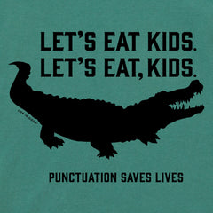 Men's Let's Eat, Kids Croc Short Sleeve Crusher Tee
