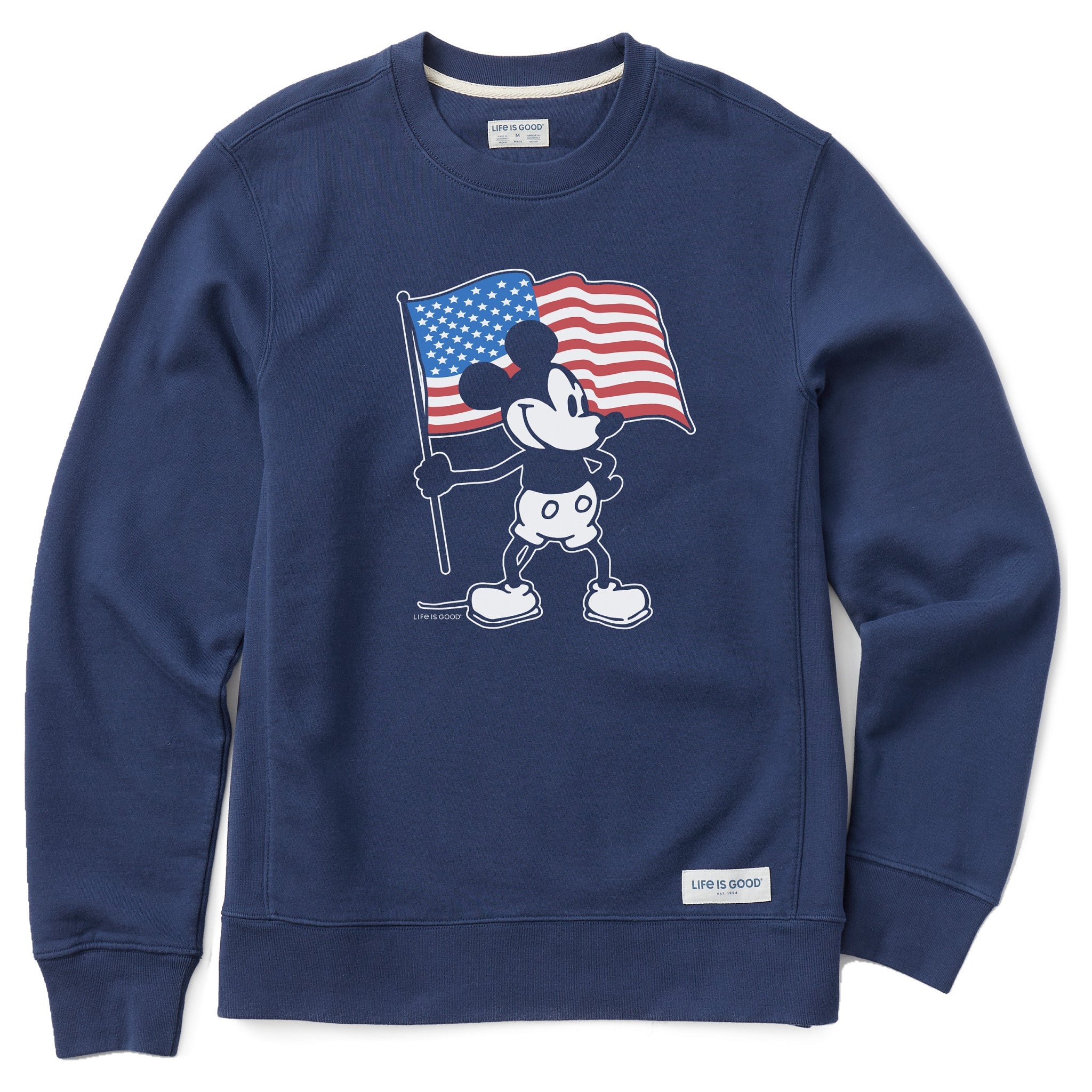 Men's Americana Steamboat Willie Simply True Fleece Crew