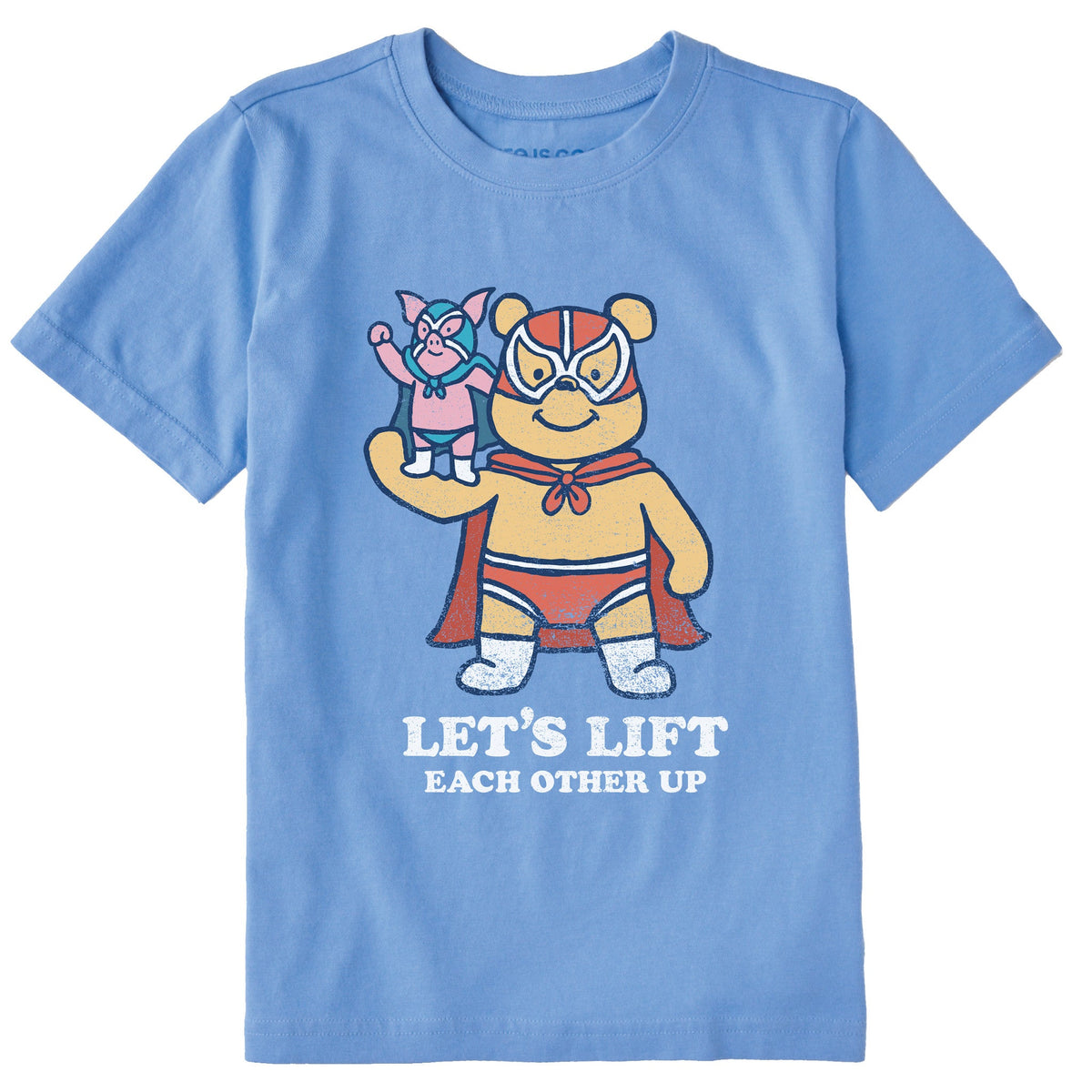 Kids Lift Each Other Up Winnie & P Short Sleeve Crusher Tee