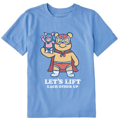 Kids Lift Each Other Up Winnie & P Short Sleeve Crusher Tee