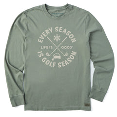 Men's Every Season is Golf Season Long Sleeve Crusher Tee