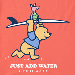 Kids Just Add Water Winnie & P Short Sleeve Crusher Tee