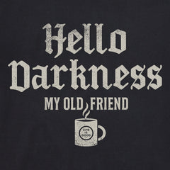 Men's Hello Darkness Coffee Long Sleeve Crusher Tee