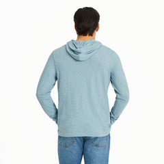 Men's Art of Optimism Truck w Guitar Long Sleeve Slub Hoodie