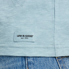 Men's Art of Optimism Truck w Guitar Long Sleeve Slub Hoodie