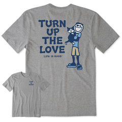 Men's Jake and Tux Turn Up the Love Short Sleeve Tee