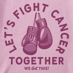 Women's Fight Cancer Short Sleeve Crusher Boxy Tee