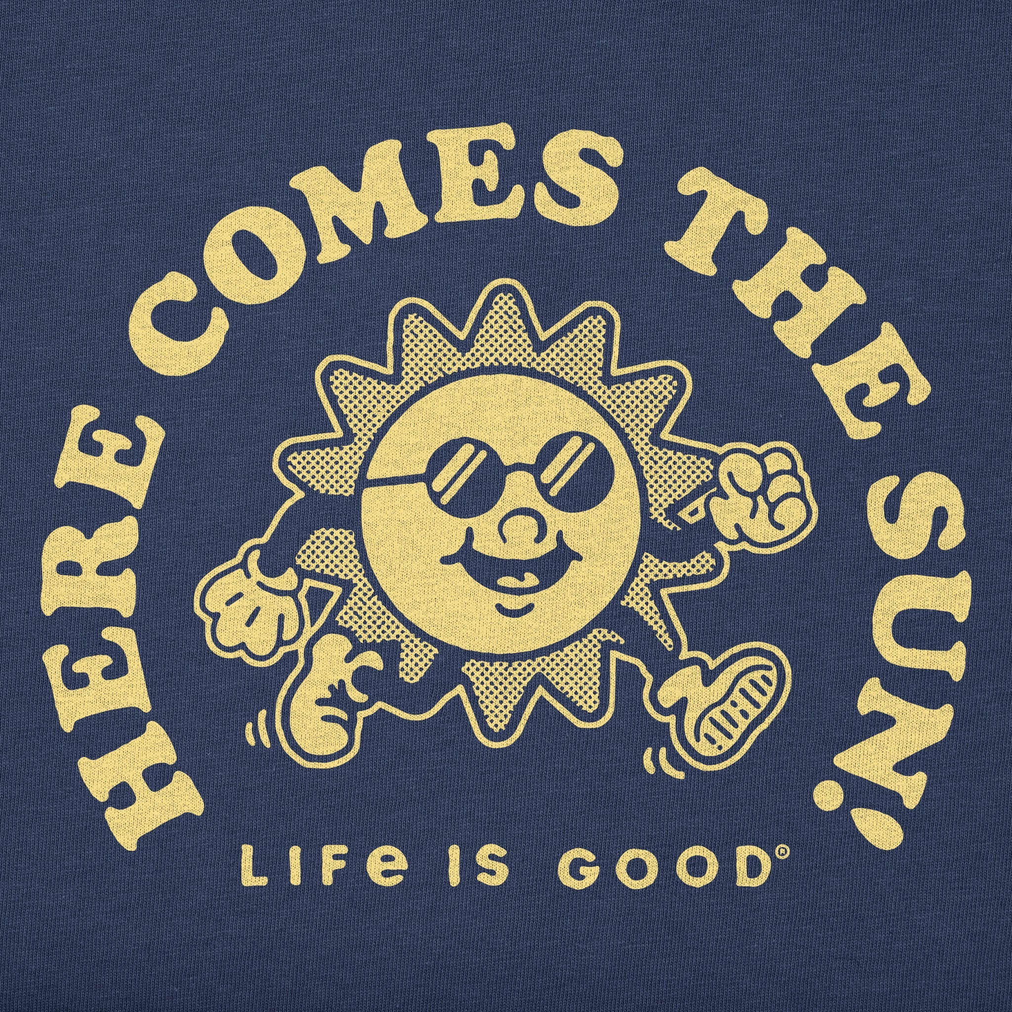 Men's Here Comes the Sun Mascot Short Sleeve Tee