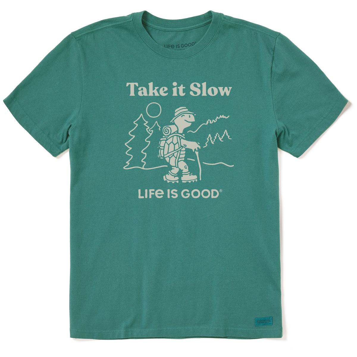 Men's Take it Slow Turtle Hike Short Sleeve Crusher Tee