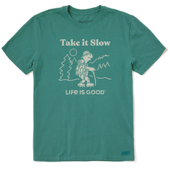 Men's Take it Slow Turtle Hike Short Sleeve Crusher Tee