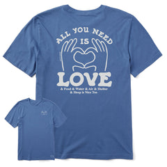 Men's All You Need is Love & Essentials Short Sleeve Tee