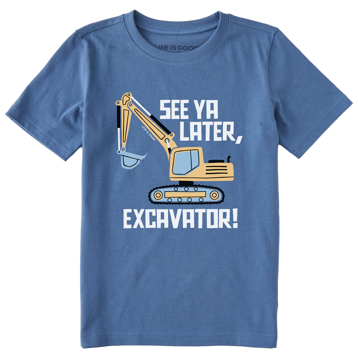 Kids See Ya Later, Excavator Short Sleeve Crusher Tee