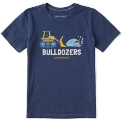 Kids Bulldozers Short Sleeve Crusher Tee