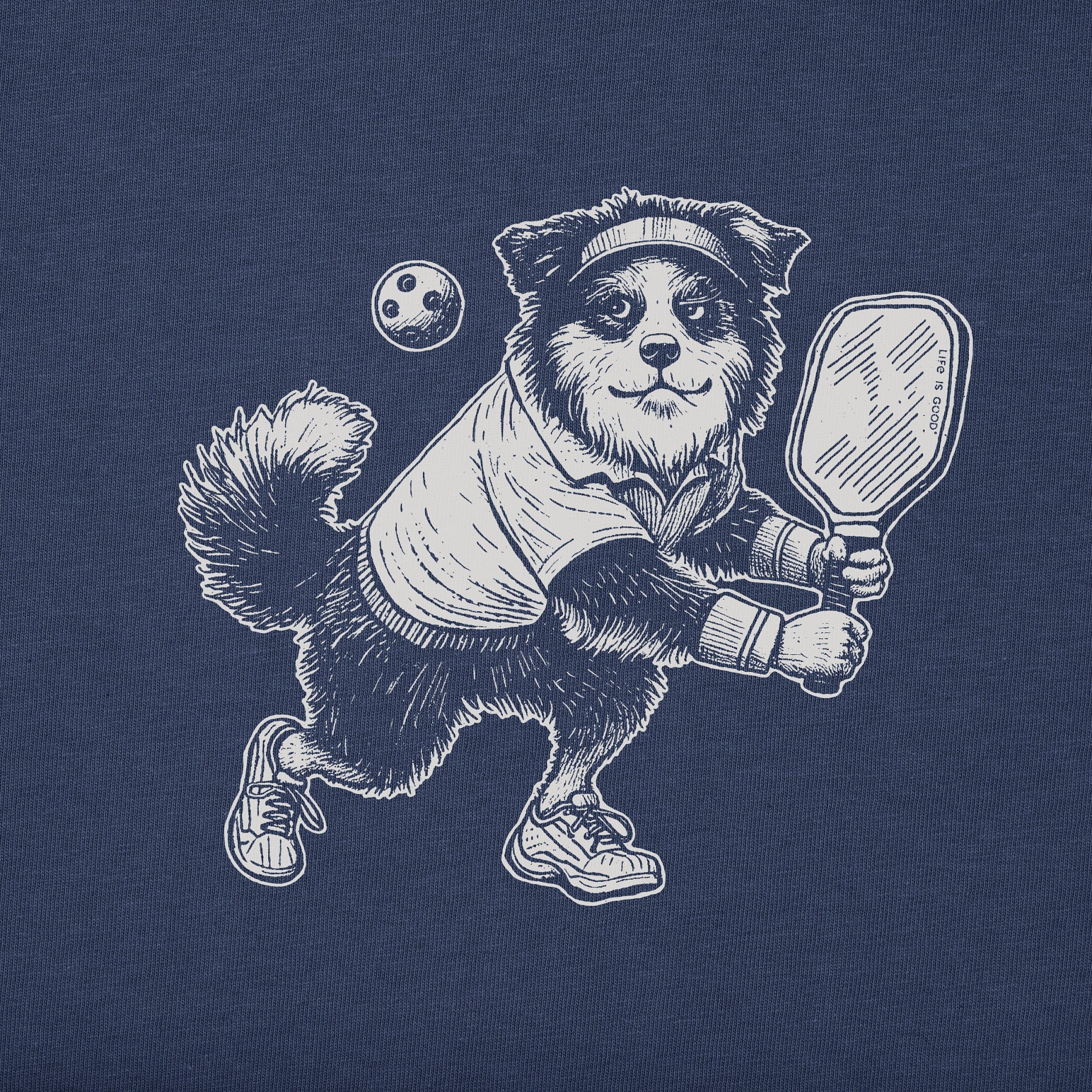 Men's Bert's Aussie w Pickleball Short Sleeve Crusher Tee