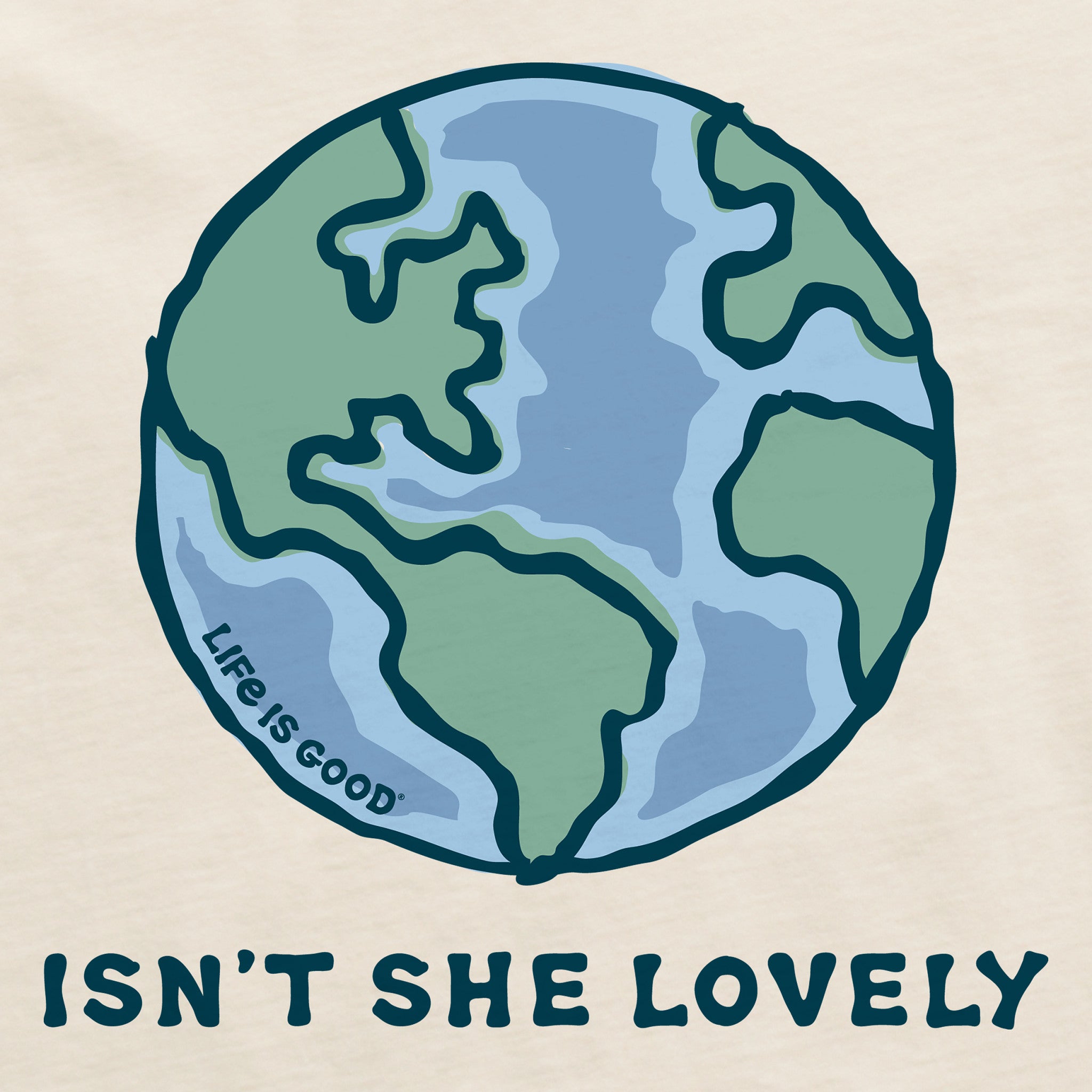 Men's Isn't She Lovely Earth Short Sleeve Crusher Tee