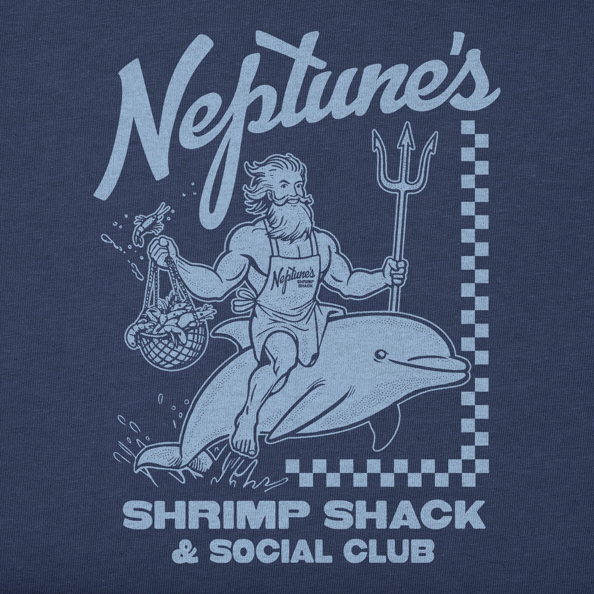 Kids Neptune's Shrimp Shack Short Sleeve Crusher Tee