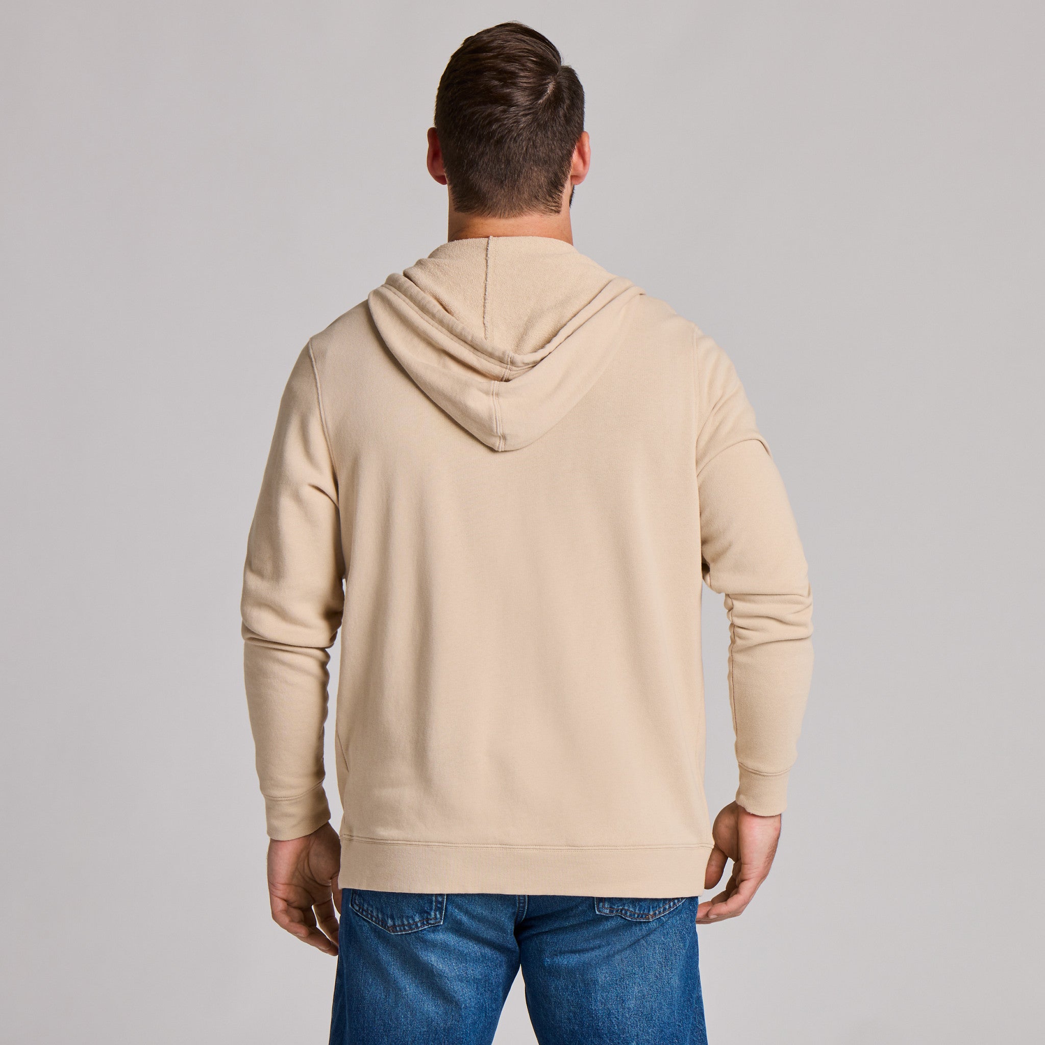 Men's Life is Good Crafty Wordmark French Terry Zip Hoodie