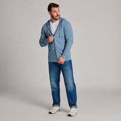 Men's Life is Good Crafty Wordmark French Terry Zip Hoodie