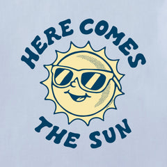 Baby Here Comes The Sun Circle Sunglasses Short Sleeve Crusher Baby Bodysuit