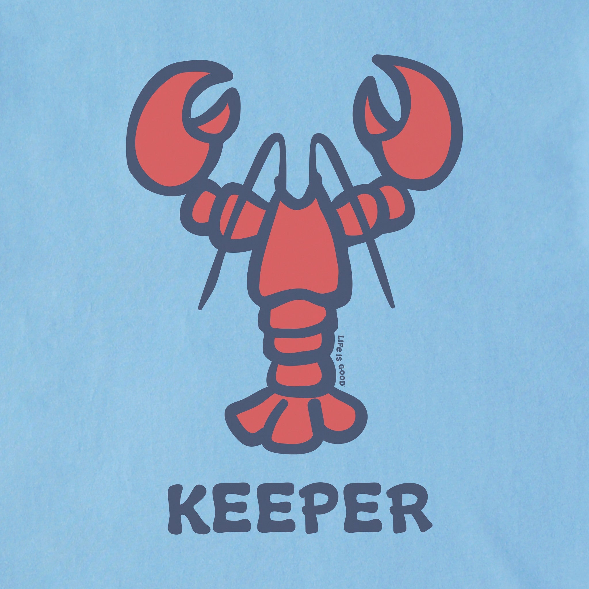 Baby Keeper Lobster Short Sleeve Crusher Baby Bodysuit