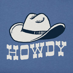 Kids Howdy Hat Short Sleeve Crusher Tee