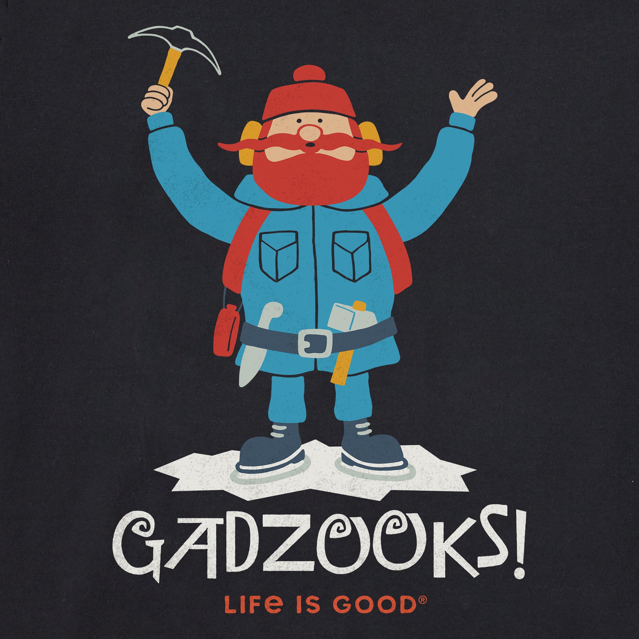 Men's Gadzooks Yukon Short Sleeve Crusher Tee