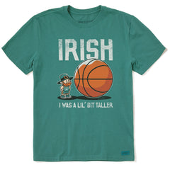 Men's Irish I Was a Lil Bit Taller Short Sleeve Crusher Tee