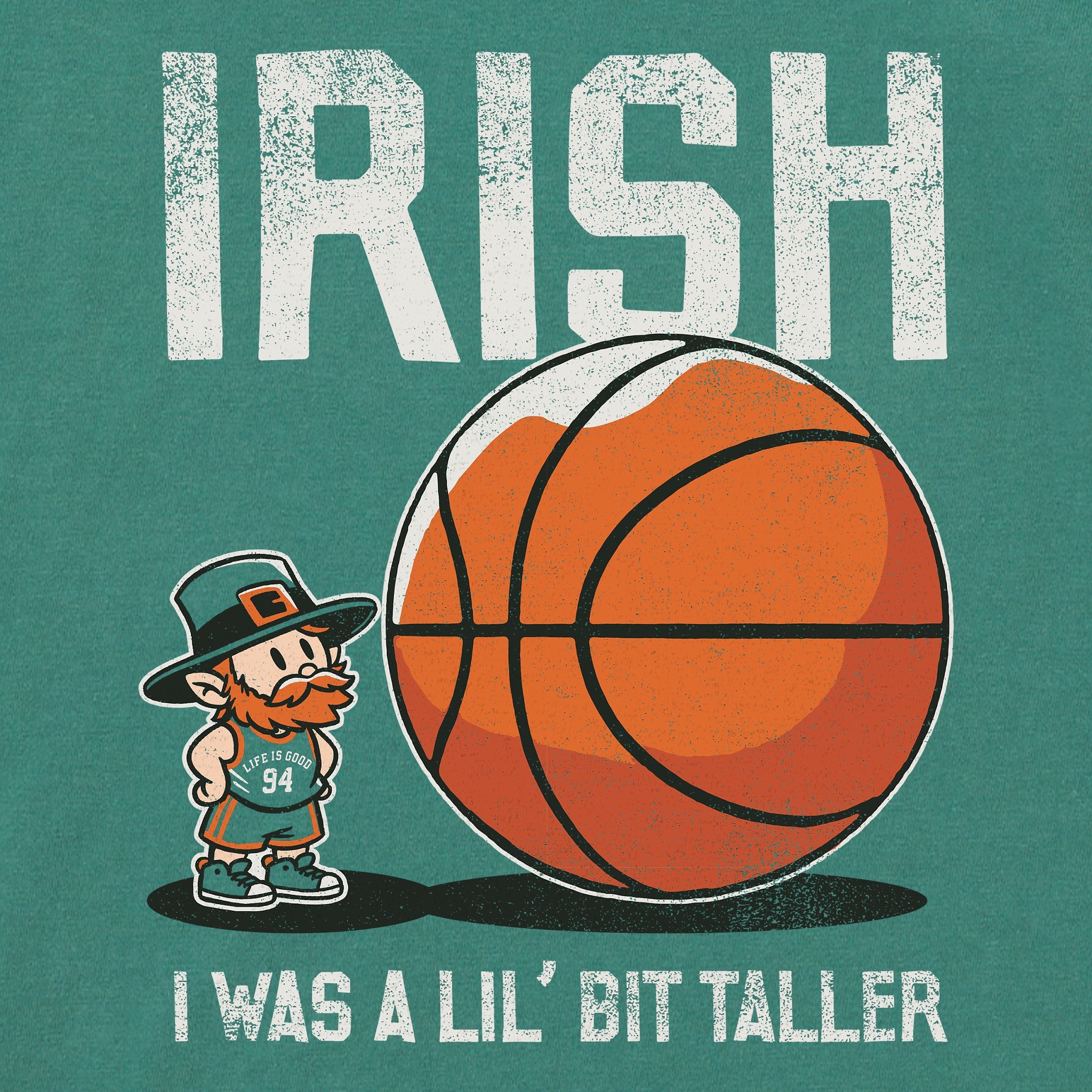 Men's Irish I Was a Lil Bit Taller Short Sleeve Crusher Tee