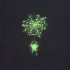 Kids Spooky Spiderweb Long Sleeve Crusher Tee