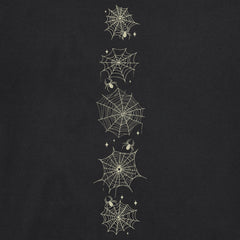 Kids Spooky Spiderweb Long Sleeve Crusher Tee