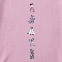 Kids Boo Crew Cats Long Sleeve Crusher Tee