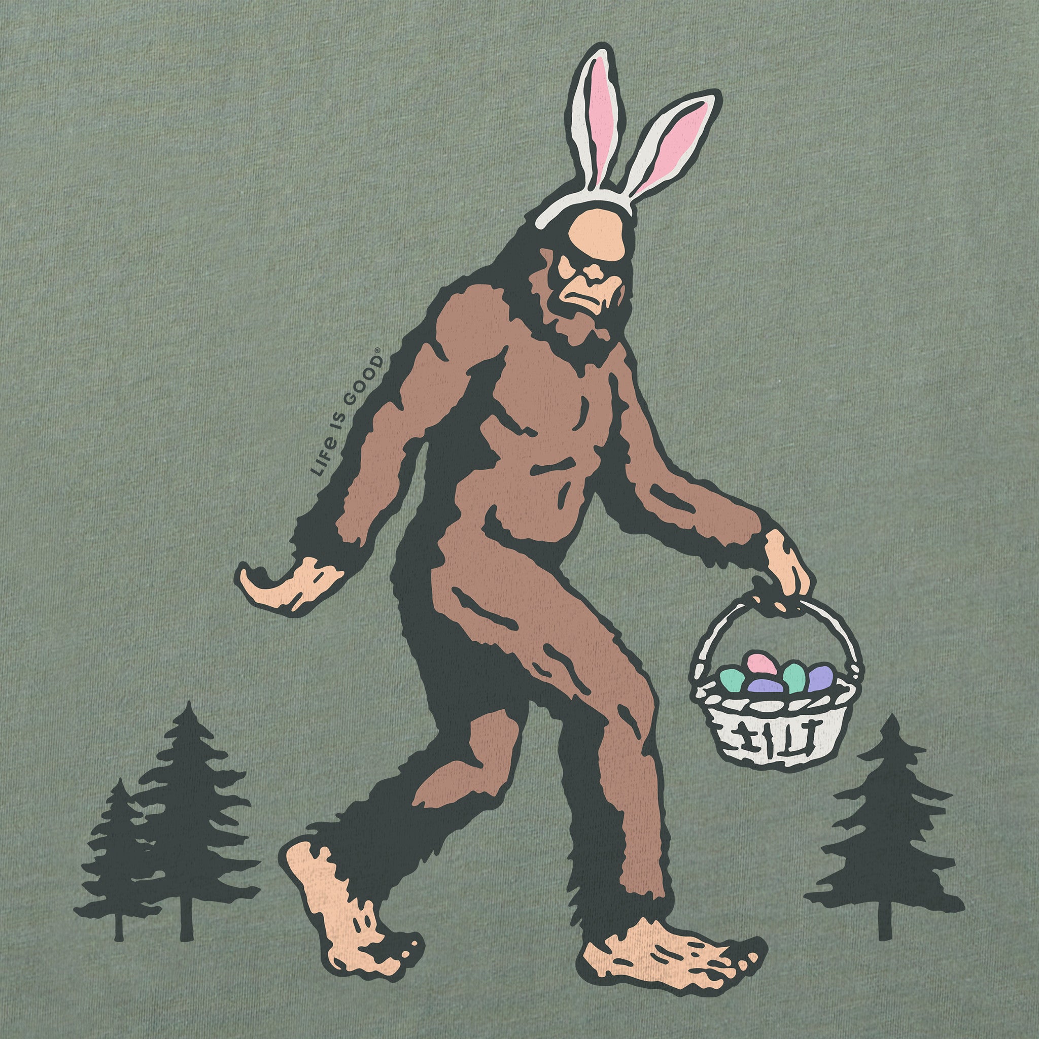 Men's Easter Bigfoot Short Sleeve Tee
