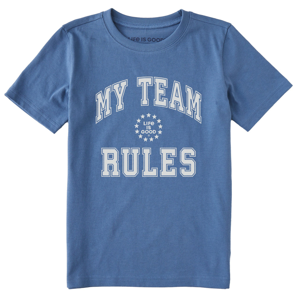 Kids My Team Rules Short Sleeve Crusher Tee