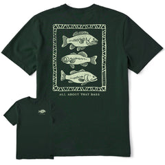 Men's All About That Bass Short Sleeve Crusher Tee