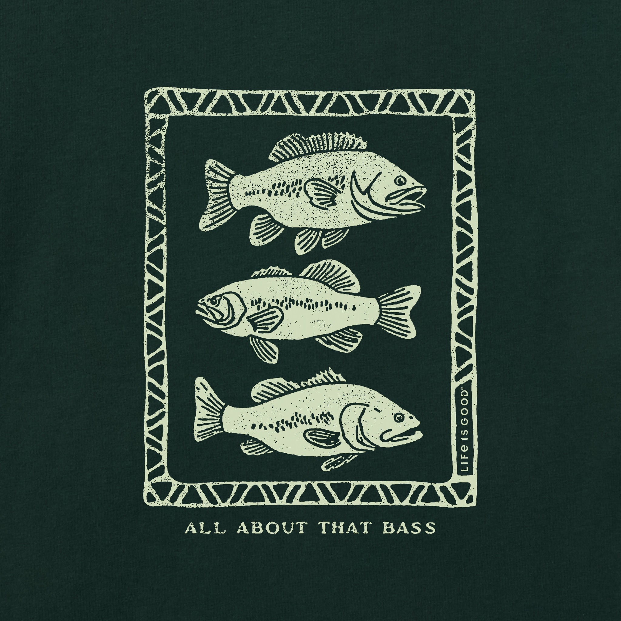 Men's All About That Bass Short Sleeve Crusher Tee