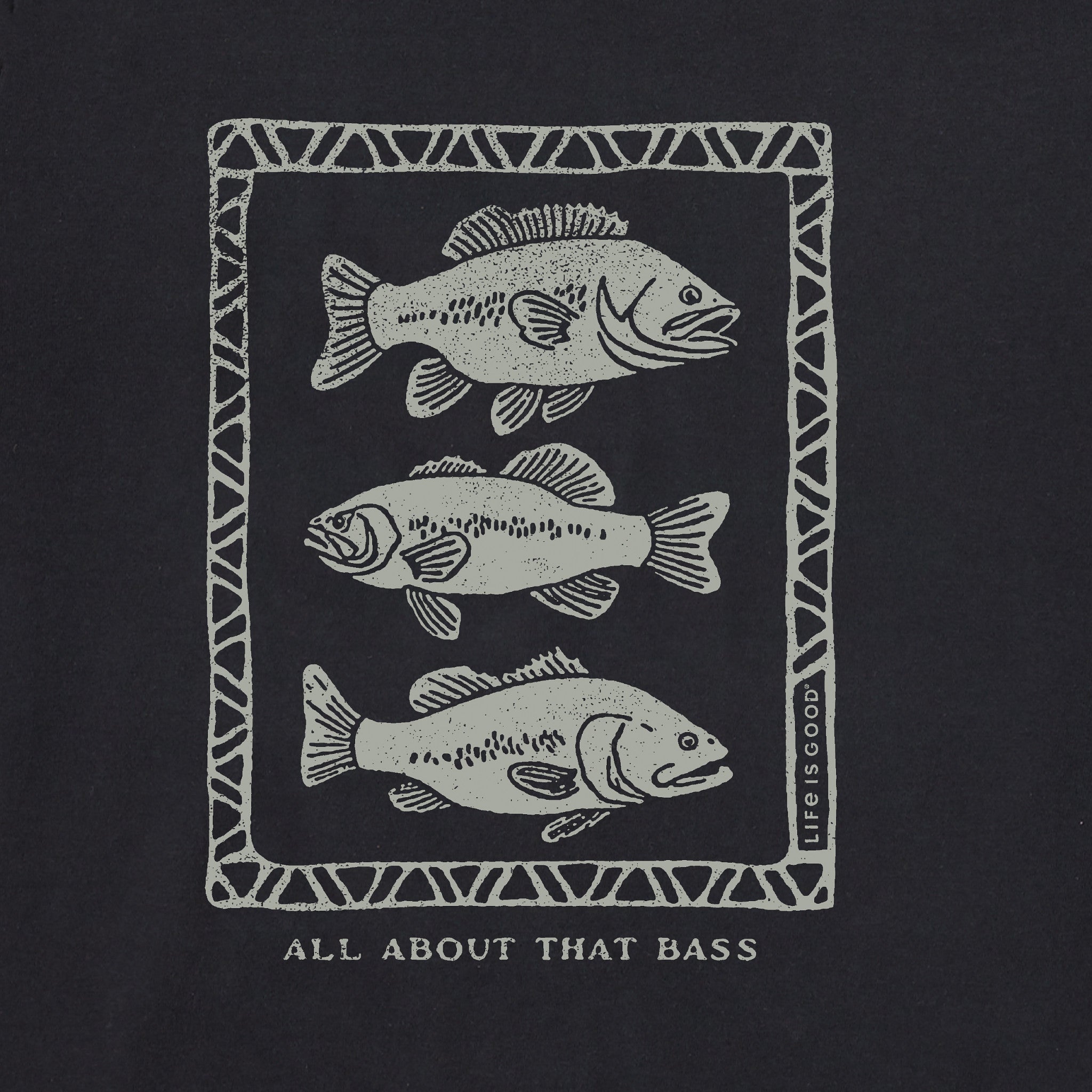 Men's All About That Bass Short Sleeve Crusher-LITE Slim Fit Tee