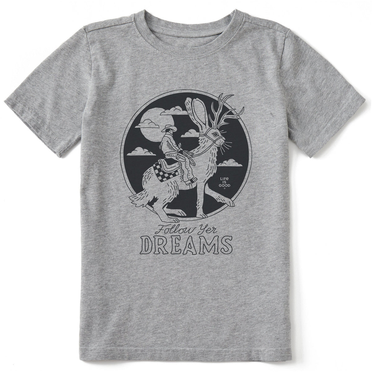 Kids Follow Yer Dreams Short Sleeve Crusher Tee