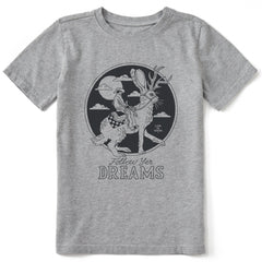 Kids Follow Yer Dreams Short Sleeve Crusher Tee