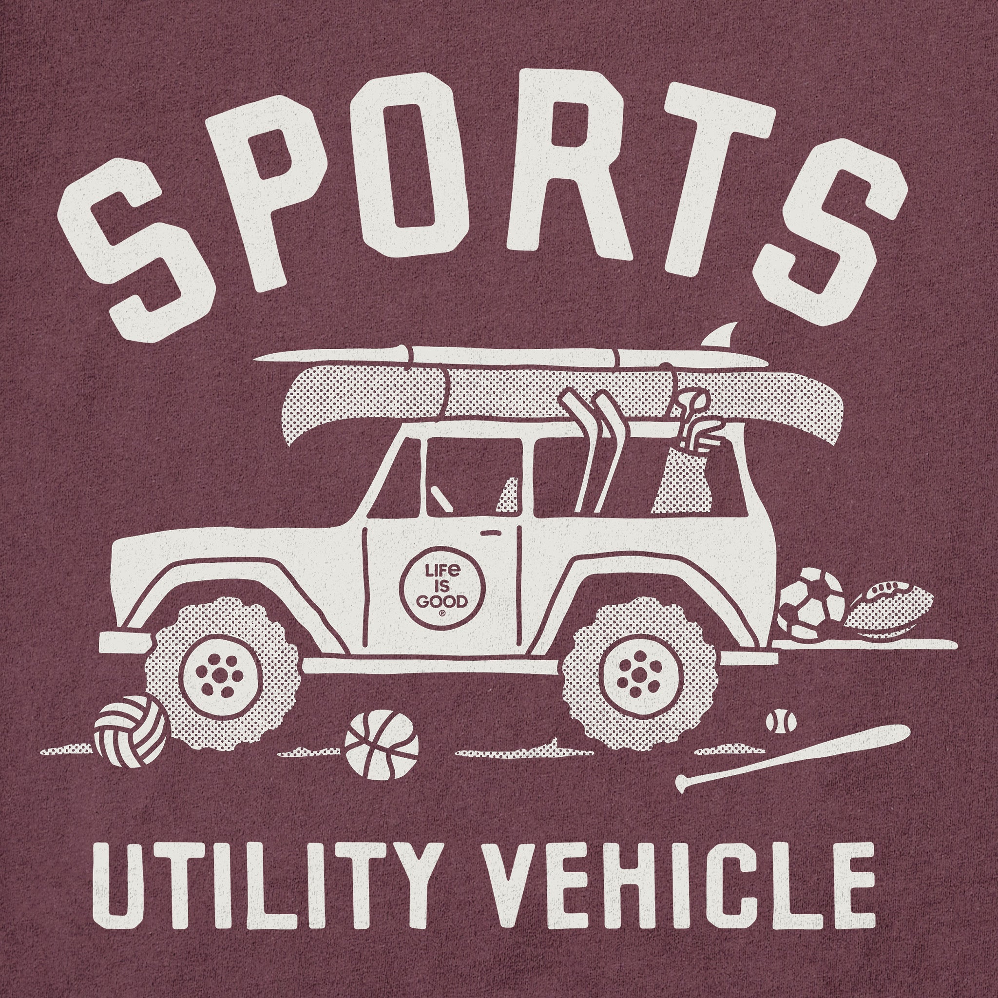 Men's Sports Utility Vehicle Short Sleeve Crusher Tee