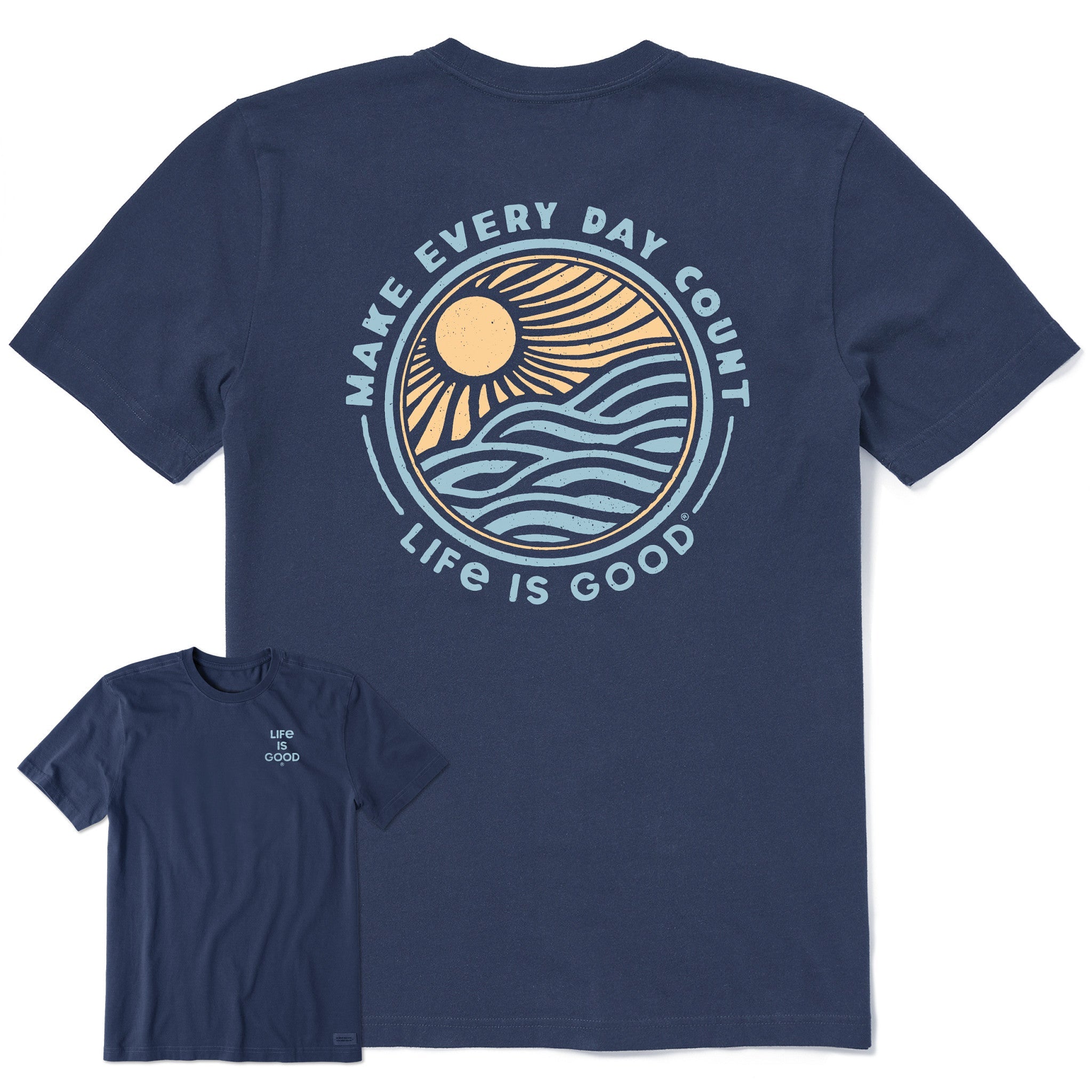Men's Make Every Day Count Sunset Short Sleeve Tee