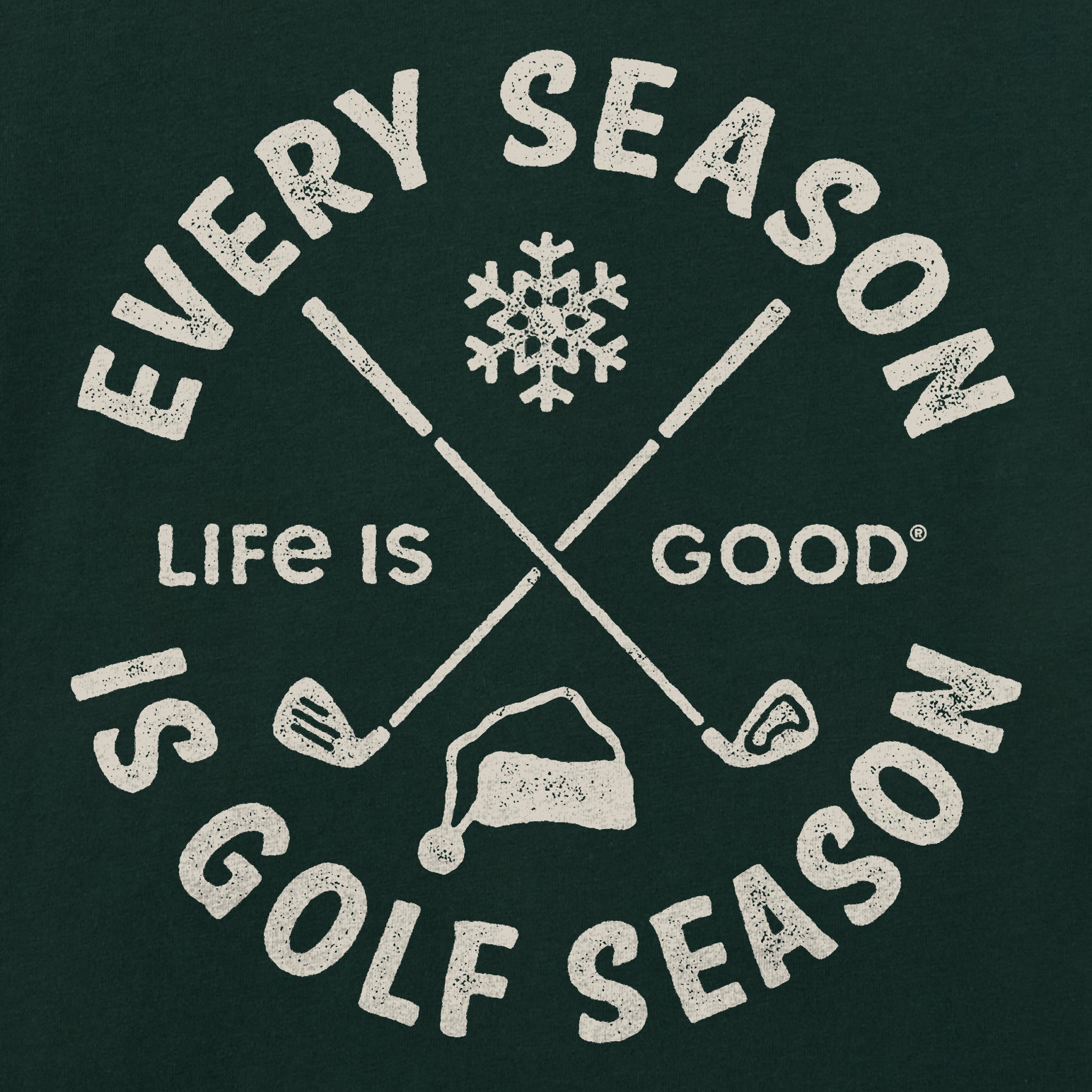 Men's Every Season is Golf Season Long Sleeve Crusher Tee
