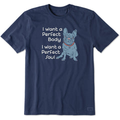 Men's I Want a Perfect Body Short Sleeve Tee